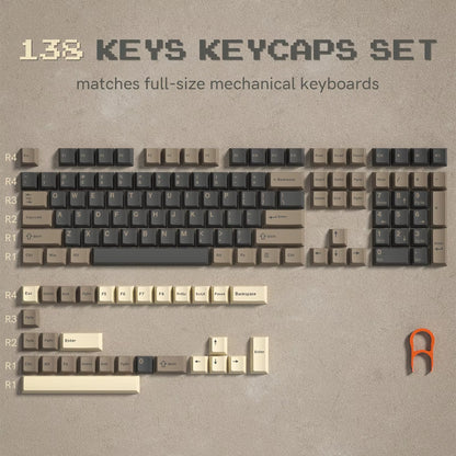 168 Keys Double Shot PBT Keycap Custom Keycap Cherry Profile Keyboard Keycaps for Cherry Gateron MX Switches Gaming Keyboard